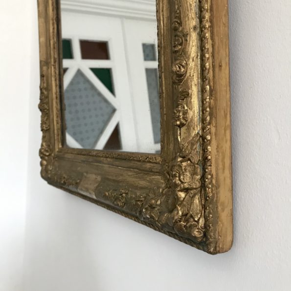 Miroir doré vintage style Empire