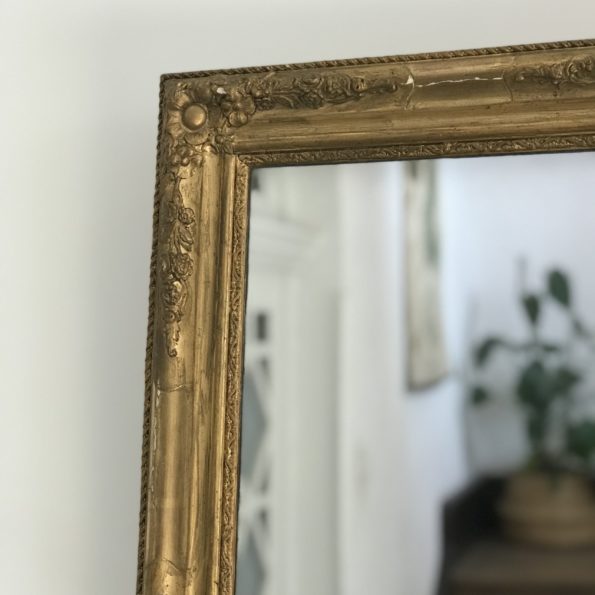 Miroir doré vintage style Empire