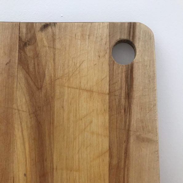 Planche à découper ancienne en bois rectangulaire