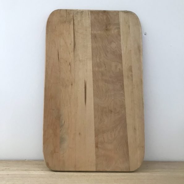 Planche à découper ancienne en bois rectangulaire