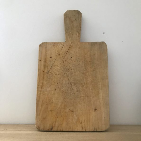 Planche à découper ancienne en bois vintage