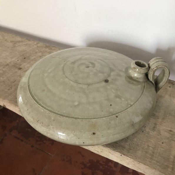 Bouillotte en céramique ancienne vase déco