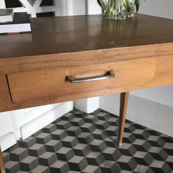 Bureau en bois Stella scandinave table d'appoint console