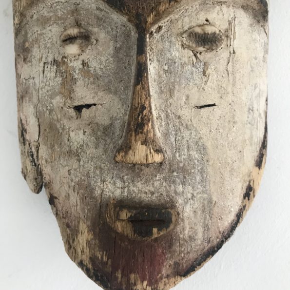 Masque ancien africain Gabon mariage en bois